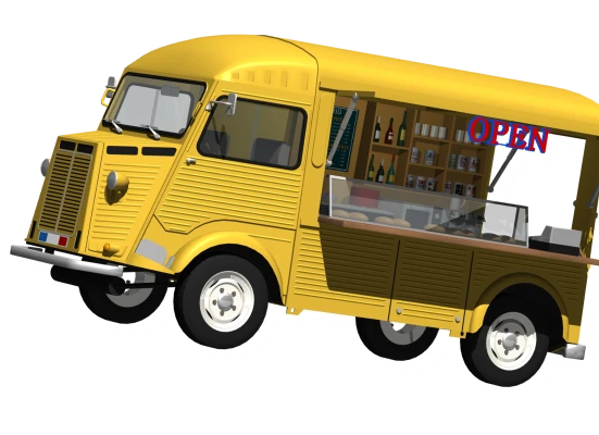 あっかん米のキッチンカー